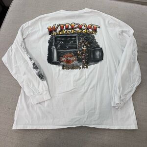 Harley-Davidson White Long Sleeve Tee 2009 London KY